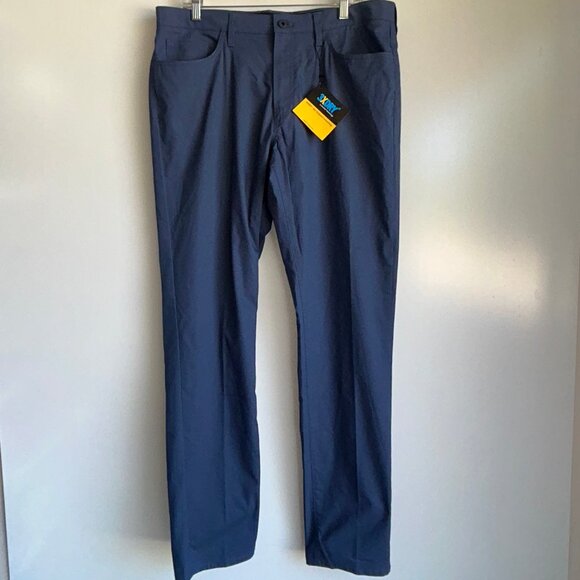 Bonobos Other - NWT BONOBOS 3X Dry Athletic Fit Pants Size 35x34 Blue 5-Pocket Pant